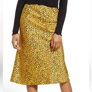 La la lane Creative Co Animal Print Skirt Size Small